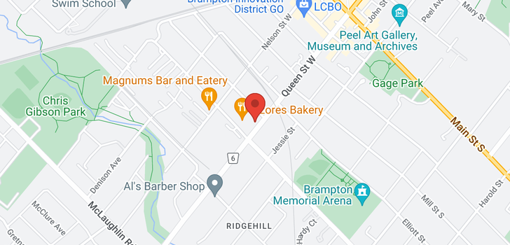 map of 182 QUEEN ST W